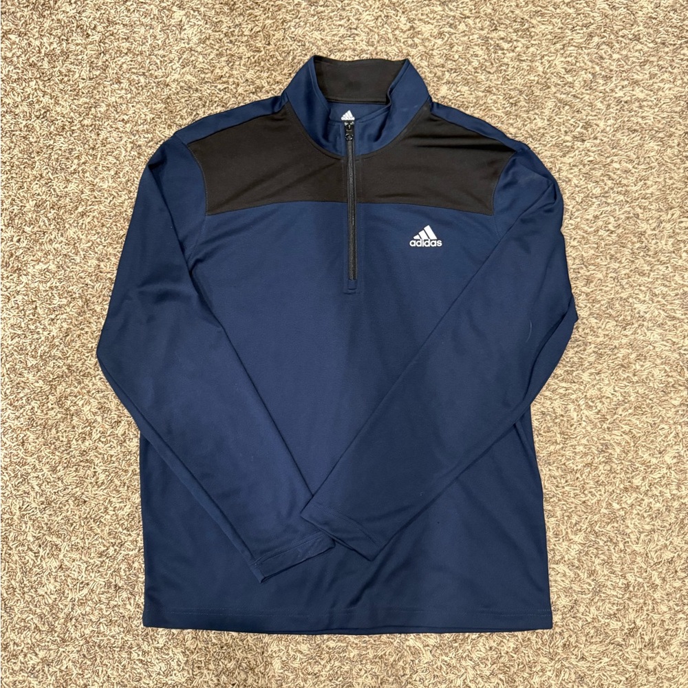 adidas Navy and Black Lightweight Pullover